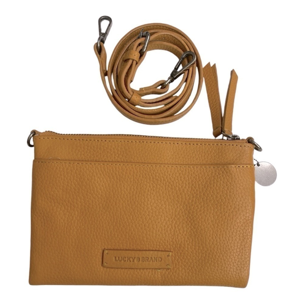 LUCKY BRAND Leather
Shoulder Purse Excellent
Condition Warm Squash Color - Picture 2 of 11